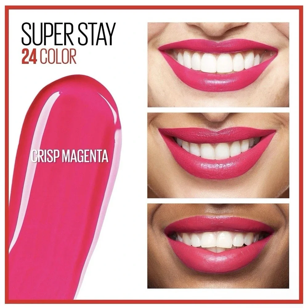 Maybelline Super Stay 24 Liquid Lipstick, 305 Crisp Magenta